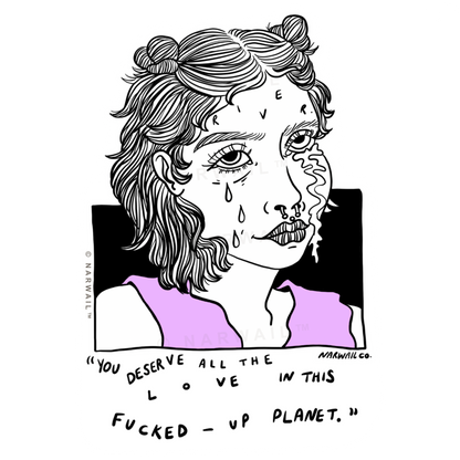 Cry Me A River Sticker